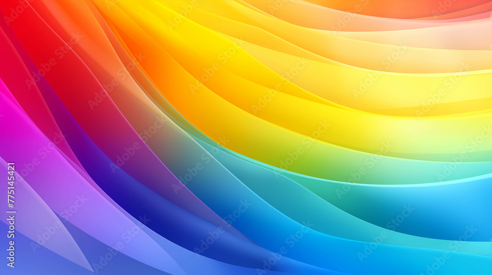 Bright rainbow curve background image. Bright rainbow curve background image.