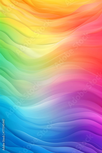 Bright rainbow curve background image.