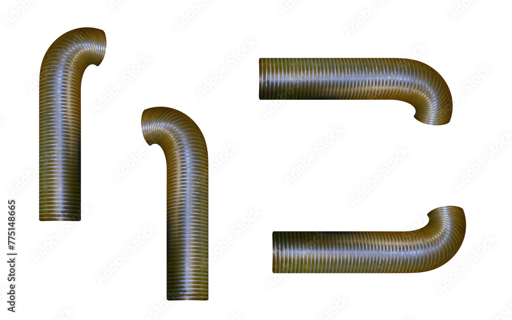 Flexible Furnace Exhaust Pipe stock.adobe.com