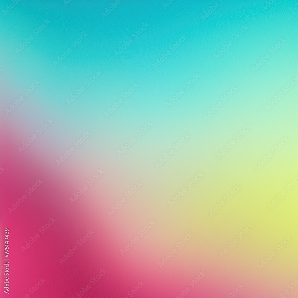 Turquoise Lemon Ruby gradient background barely noticeable thin grainy noise texture, minimalistic design pattern backdrop