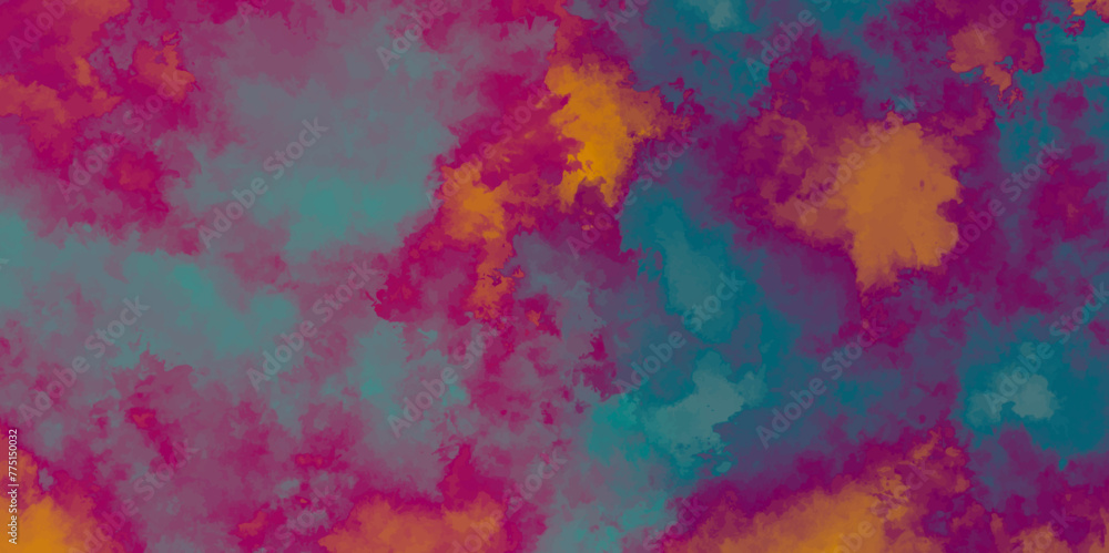 Abstract watercolor background. Modern texture background. Vibrant colorful design. Vector illustration.