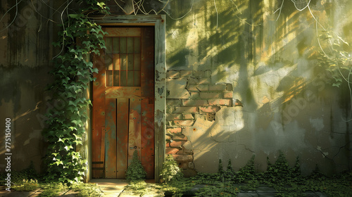 old abandoned house door © Aleksandr