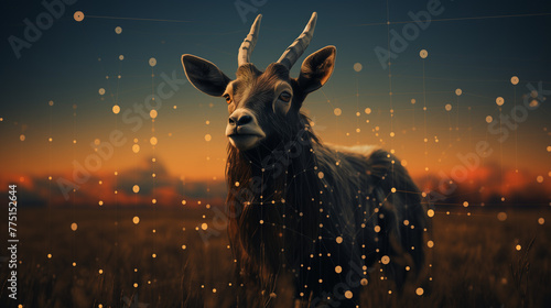  deer in the night