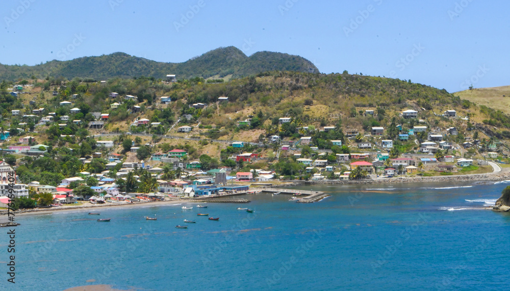 View of Dennery, St. Lucia