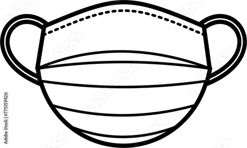 Face Mask Outline Icon