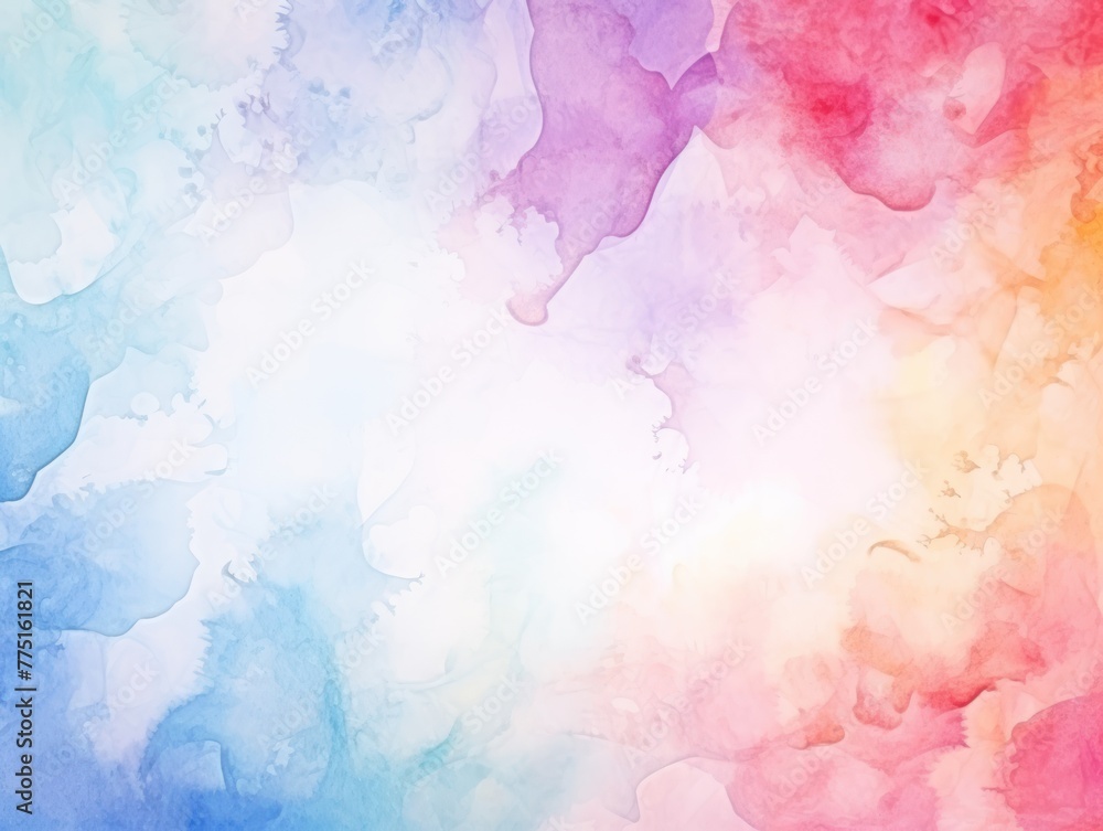 White abstract watercolor stain background pattern 