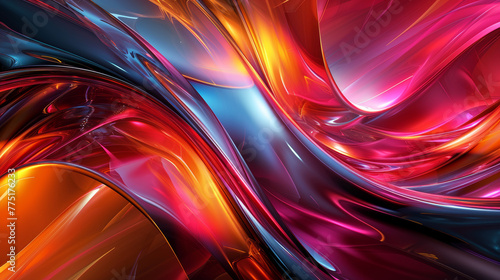 Colorful wave background