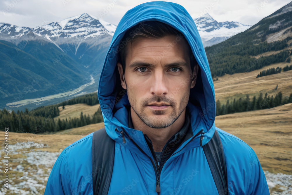 Portrait of Serious Man in Blue Hooded Jacket Looking at Camera
Portrait of Serious Man in Blue Hooded Jacket Looking at Camera