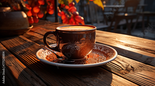 Enjoy the simplicity of a mug of black coffee, bathed in the warm glow of sunlight. Indulge in the rich aroma and bold flavor of a mug of black coffee, a morning ritual that energizes the senses