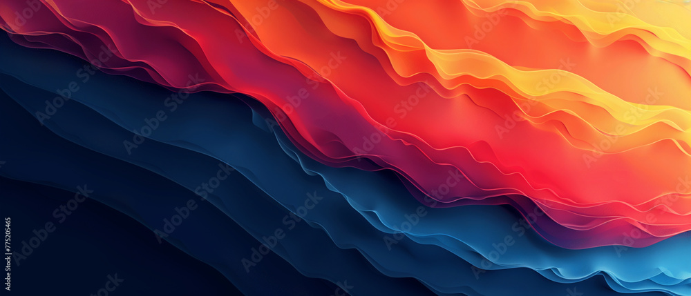 Colorful background, design color wave wallpaper