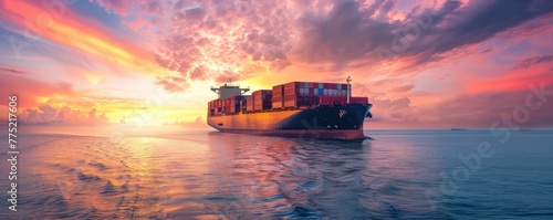 AI in freight forwarding, foresight in shipping, logistics leveraged photo