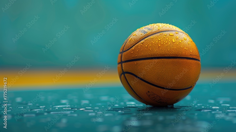 School basketball tournament dedicated to teachers, solid color background, 4k, ultra hd