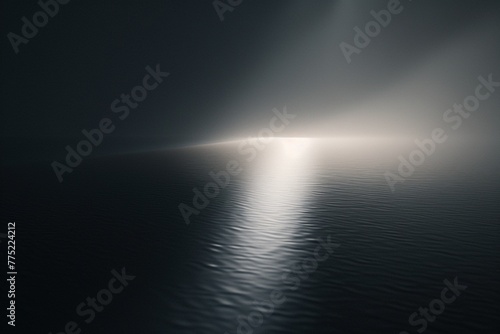 Volumetric Light for Websites: A dark website background is brought to life by a soft ray of light with a subtle volumetric effect, creating a balanced composition with a modern touch.