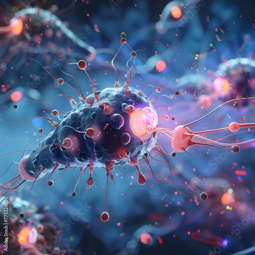 Nanobots performing cellular repair, the future of healing