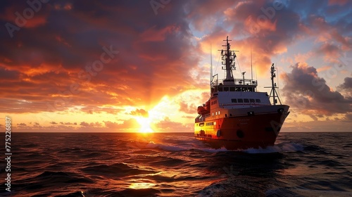 Oceanic environmental monitoring, safeguarding seas, shipping sustainably