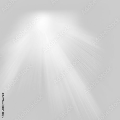 Shining sun glare rays, glow light effect, Star burst isolated on transparent background sun rays photo