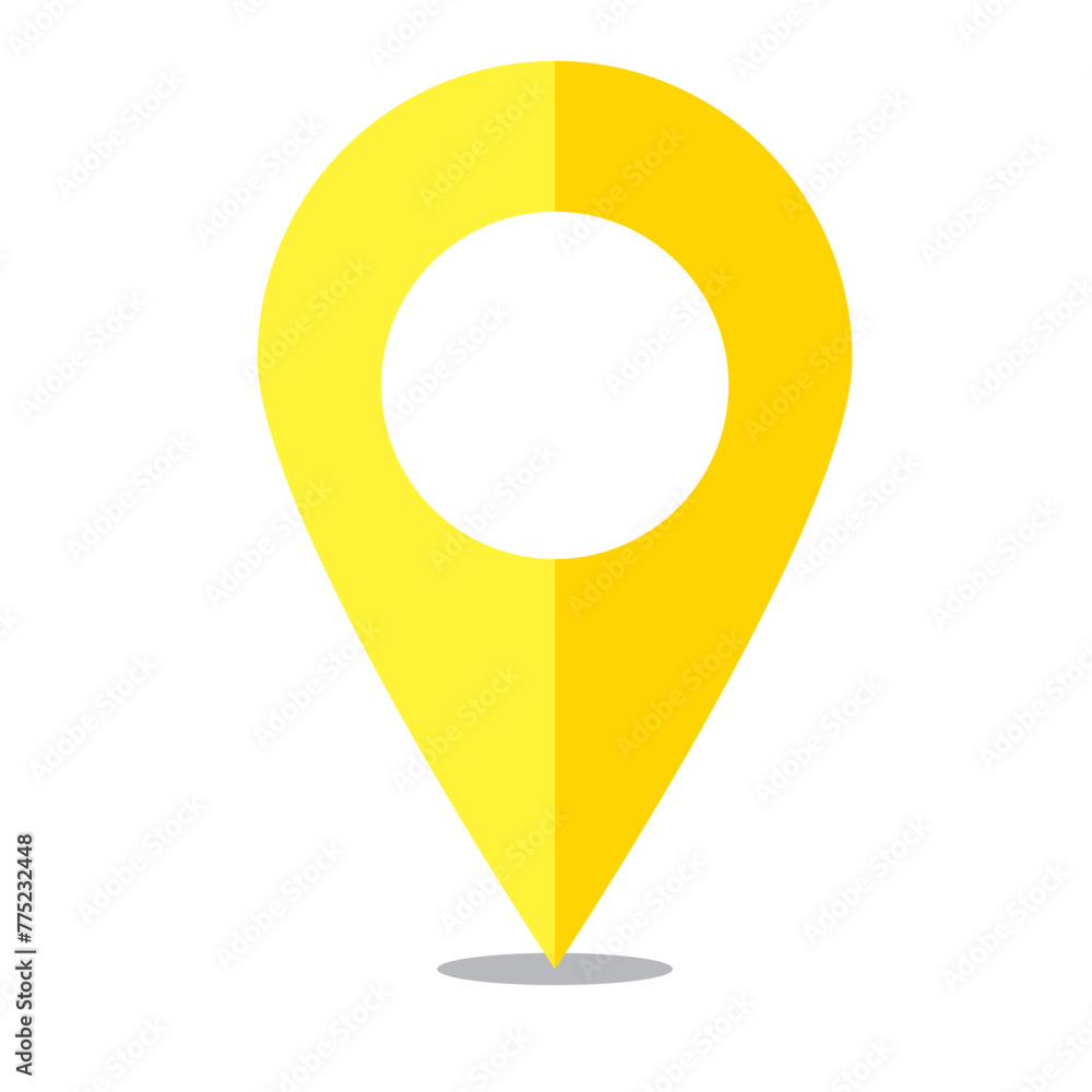 Set of map pin location icons. Modern map markers .Vector illustration on a white background. Set of map pin location icons. Modern map markers .Vector illustration on a white background.