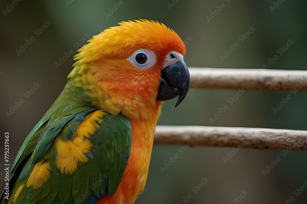 Macaws in blue and yellow Red and yellow macaw, ara


