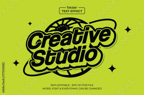 Hypebeast Style Editable Text Effect for clothing brand or T shirt