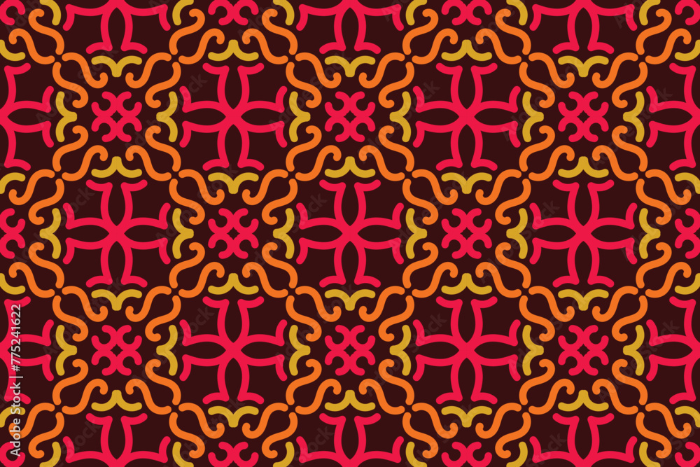 Hand drawn abstract seamless pattern, ethnic background, simple style, great for textiles, banners, wallpapers, backgrounds Hand drawn abstract seamless pattern, ethnic background, simple style, great for textiles, banners, wallpapers, backgrounds