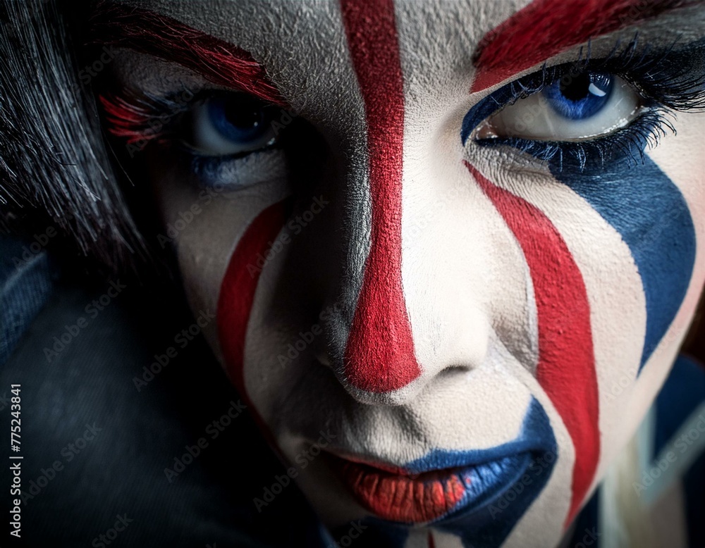 Captivating Circus Conceptual Portrait: Scary and Beautiful Performers Enhanced by