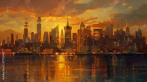 Famous places in New York, Manhattan Skyline