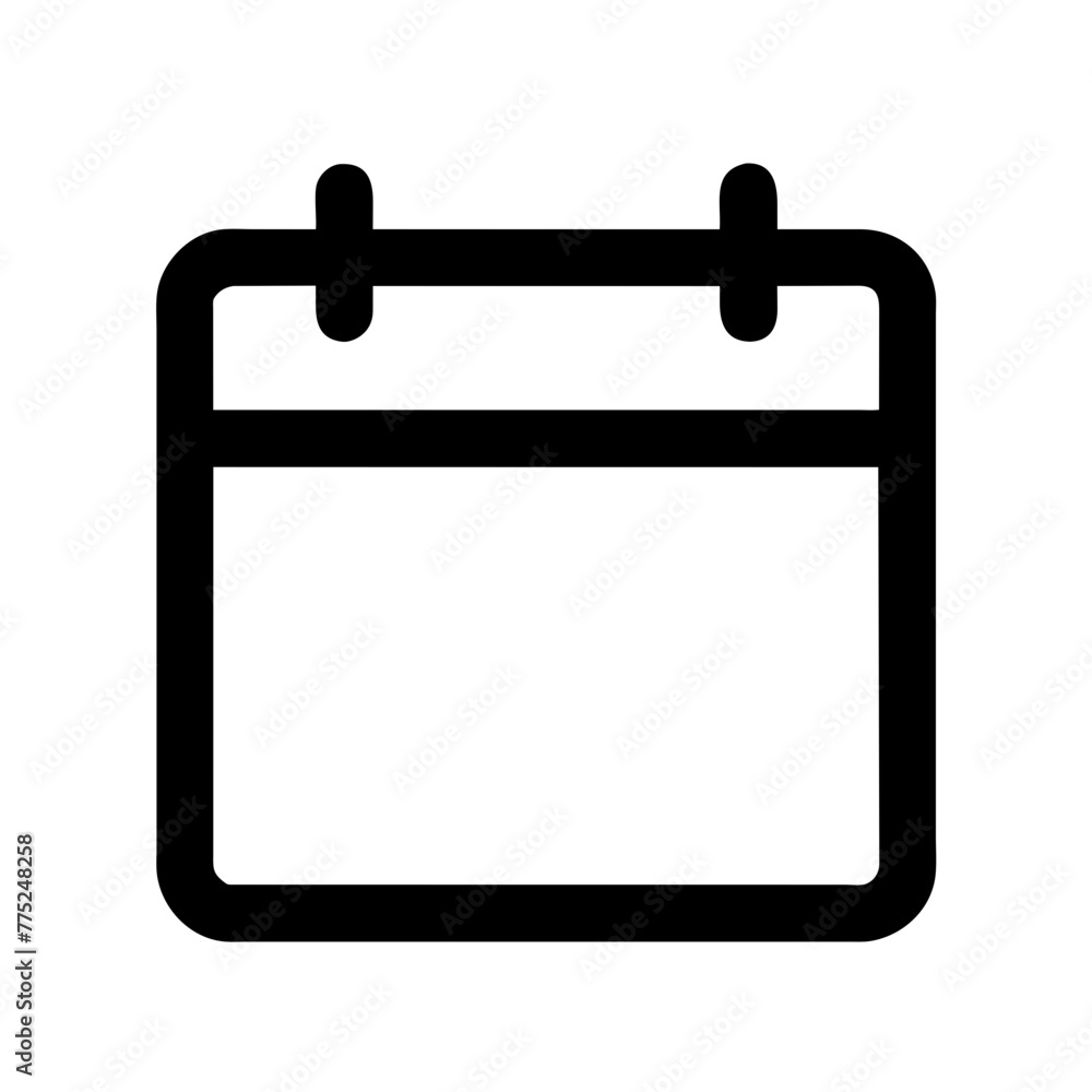 Calendar icon vector graphic businesses element symbol illustration on a Transparent Background Calendar icon vector graphic businesses element symbol illustration on a Transparent Background