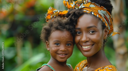 Woman Holding Little Girl in Arms