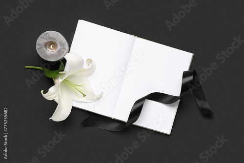Beautiful lily flower with ...