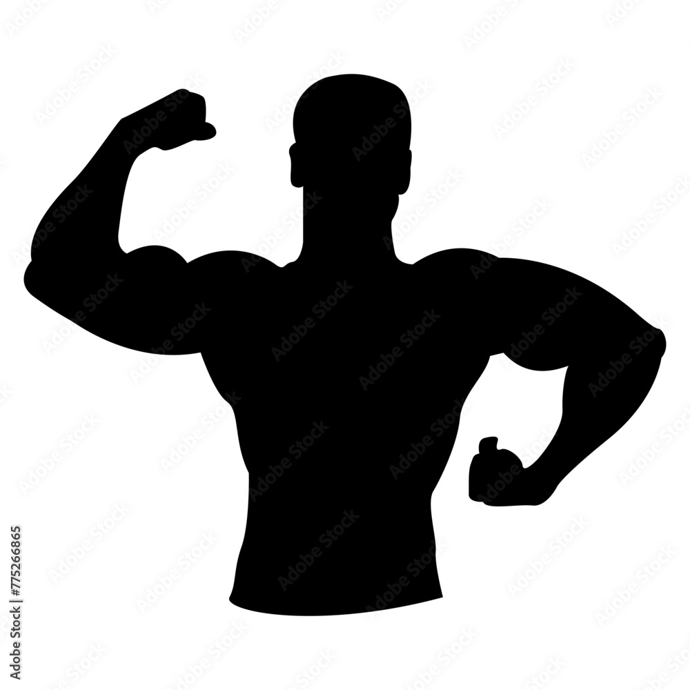 Man Gym Silhouette Man Gym Silhouette