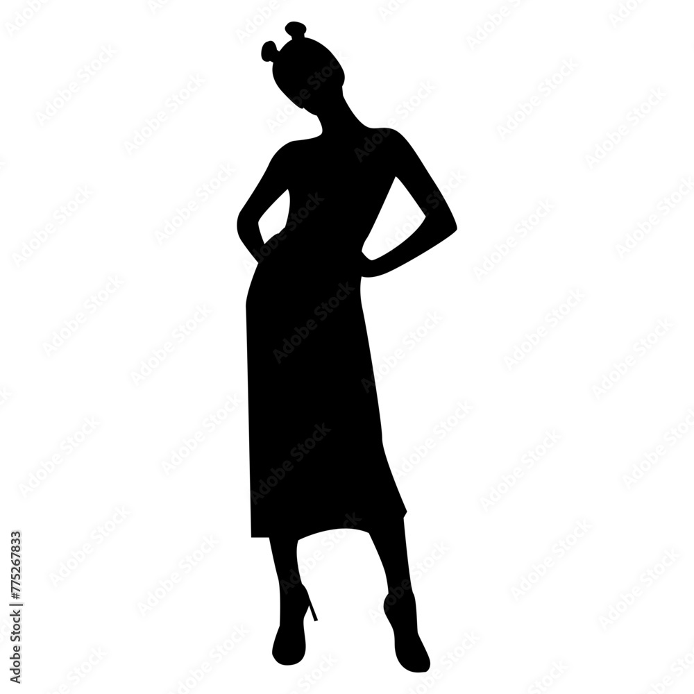 Woman Pose Silhouette