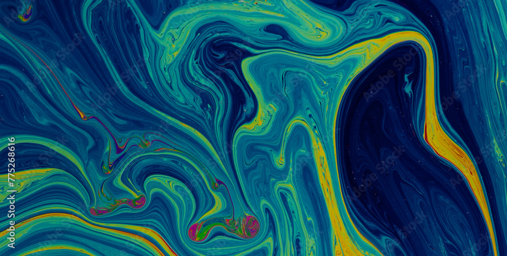Unveiling the Mysterious Allure of Liquid Art in Oil