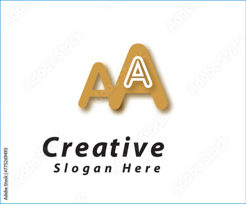 aaa Three Letter Logo Creative