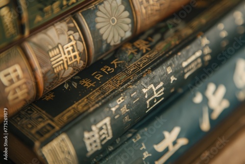 Historic Asian Literature Collection, Spine Detailing