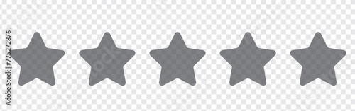5 star isolated. Customer quality symbol, vector product rating review flat icon. 11:11 photo