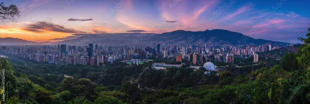 Great City in the World Evoking Caracas in Venezuela