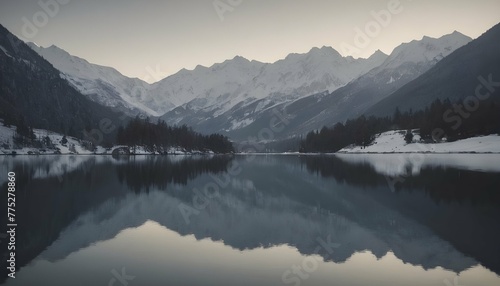 a-serene-alpine-lake-nestled-among-snow-capped-mou-upscaled_2 © Sajjab