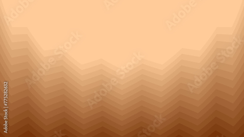 Beige and brown abstract background with sharp zigzag lines and gradient transition, carved stone shape	
