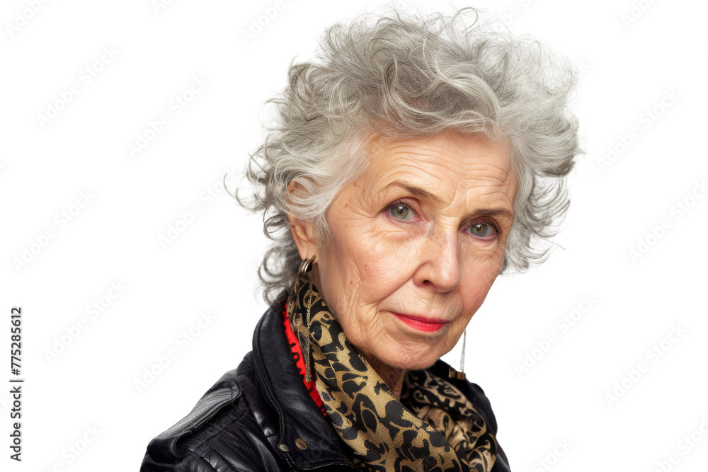 Studio portrait of a beautiful old mature Caucasian Americana woman in casual look with an attractive smile, isolated on transparent png background. Studio portrait of a beautiful old mature Caucasian Americana woman in casual look with an attractive smile, isolated on transparent png background.