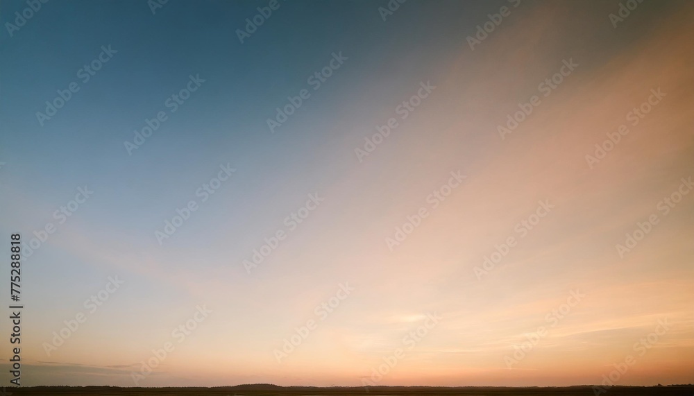 dreamlike gradient sky at night time with nature landscape idea for background wallpaper generative ai