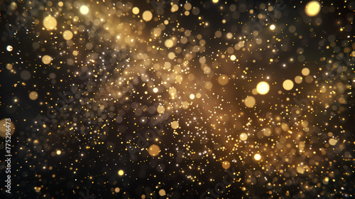 gold background, sparkles, light