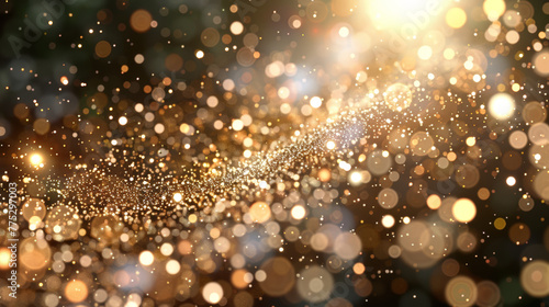 gold background  sparkles  light