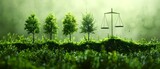 Court cases on environmental protection focusing on legal accountability for preserving natural resources. Concept Environmental Lawsuits, Legal Accountability, Natural Resource Preservation