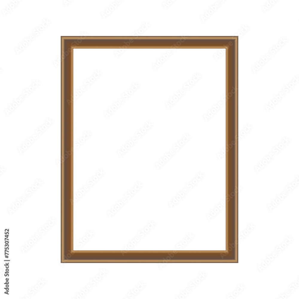 Modern interior frame. Classic frame in gallery. Modern interior frame. Classic frame in gallery.