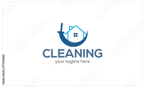 Abstract Cleaning Logo Template. Vector Illustrator