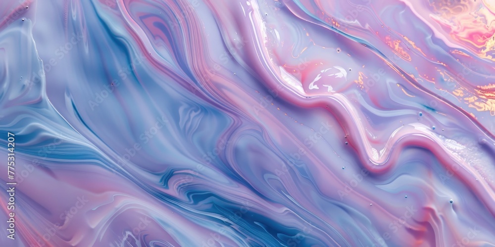 Close-up view of vibrant liquid paint. Suitable for artistic backgrounds Close-up view of vibrant liquid paint. Suitable for artistic backgrounds