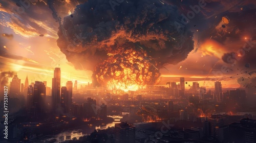 Thermonuclear Apocalypse: End of Humanity in a Nuclear War Blast