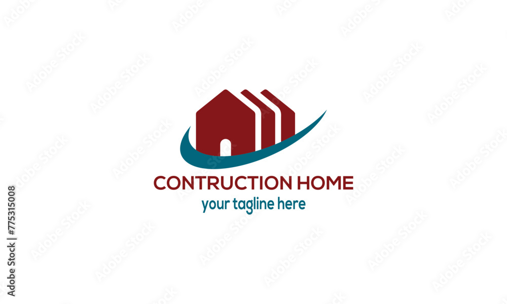 Fototapeta premium Renovation or Construction House Logo 