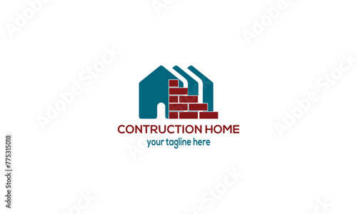Renovation or Construction House Logo
