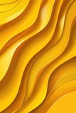 A vibrant yellow background with abstract wavy lines. Ideal for design projects